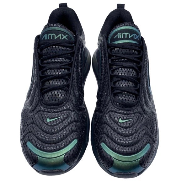 Nike Air Max 720 Sneaker Throwback Future Black Green Low Top Lace Up Size 11.5 - Picture 4 of 12